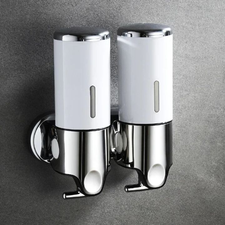 Distributore di sapone da parete | Acciaio inossidabile &amp; ABS | Design moderno | Salvaspazio &amp; Ricaricabile