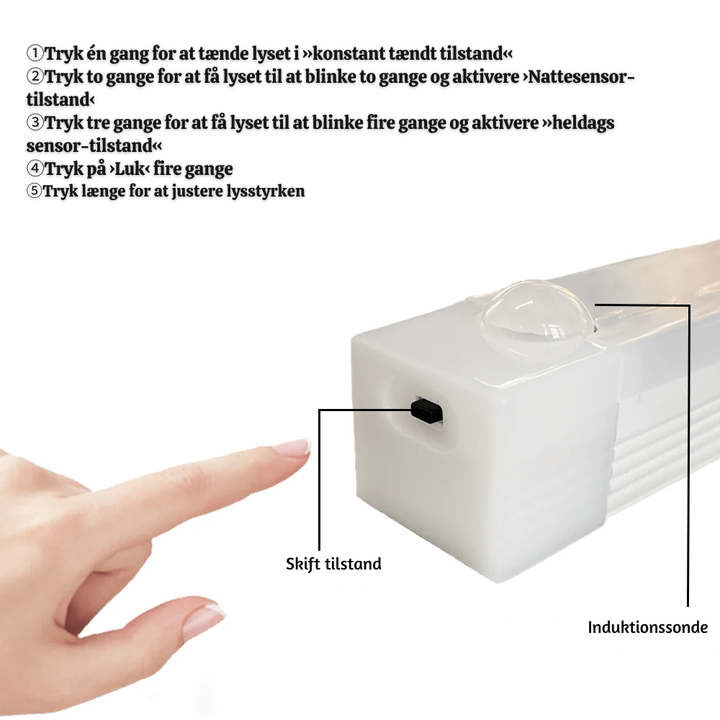 LumoBar™ – Barra luminosa LED magnetica intelligente con sensore di movimento