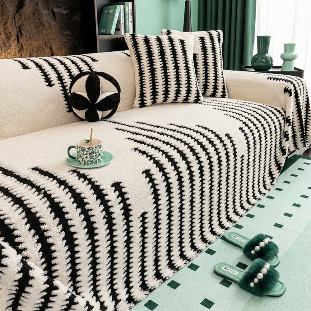 SofaHaven™ – Copertura per divano in velluto antiscivolo