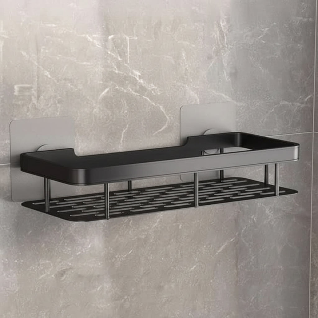 NORDICSHELF - Mensola Adesiva per il Bagno – Senza Trapano &amp; Elegante per Ogni Bagno