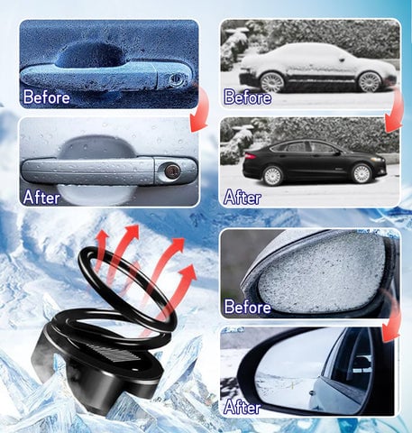 SolarHeatDrive™ | Riscaldamento auto solare con tecnologia NASA | Dispositivo di riscaldamento cinetico | Sbrinamento &amp; sgombero neve | Per auto, garage &amp; casa