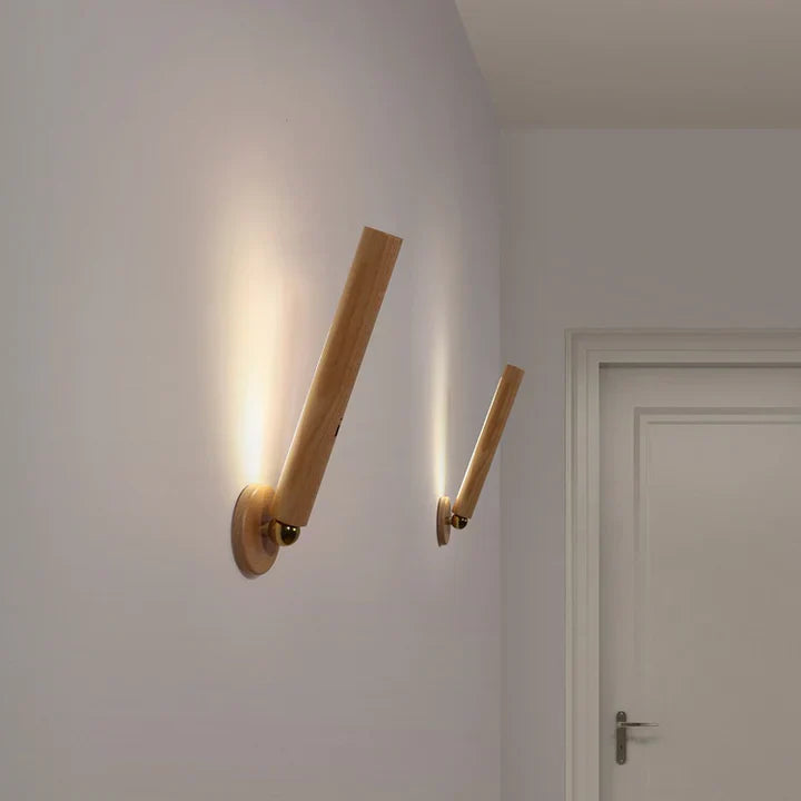 SpinStrahl™ Lampada Rotativa in Legno