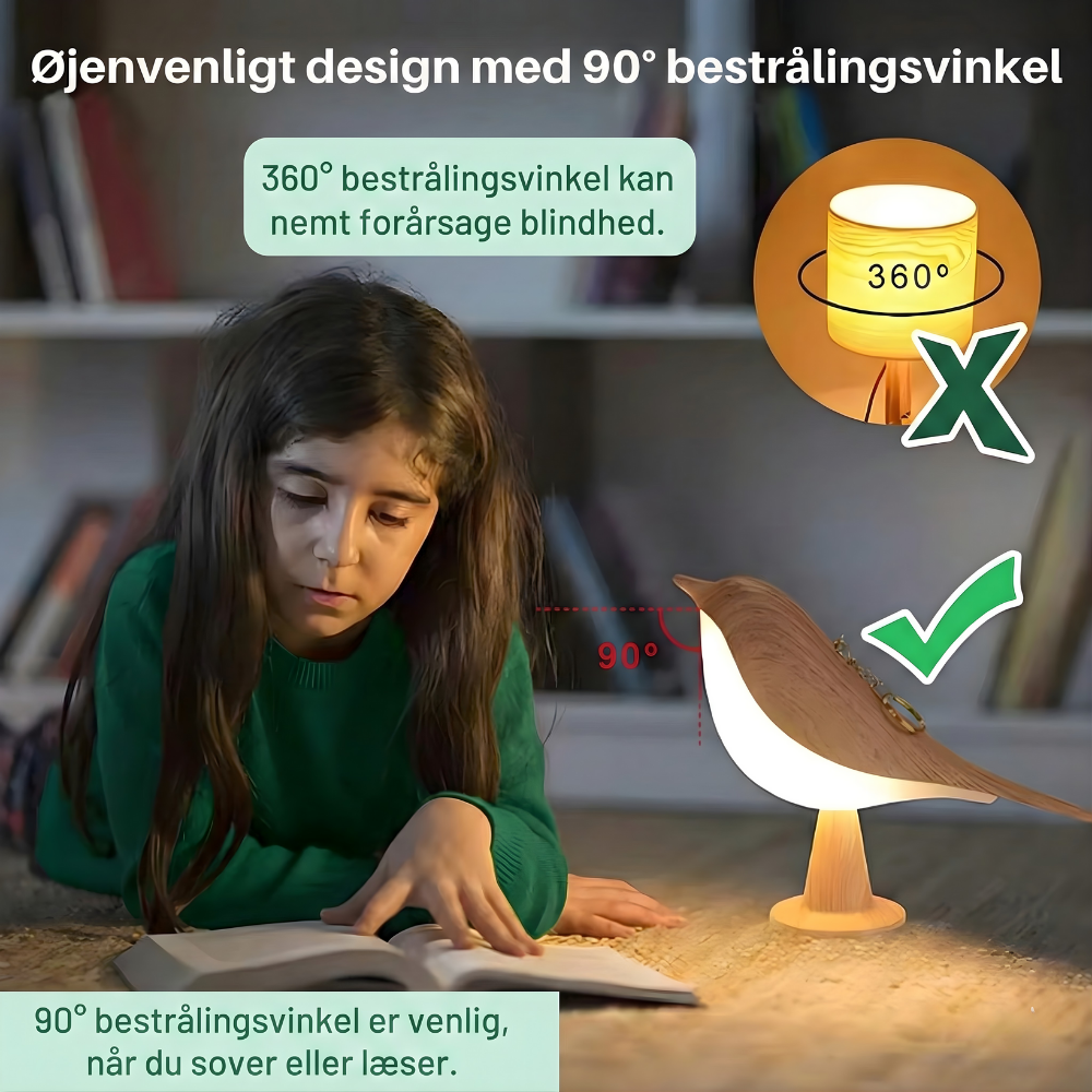 ZenGlow™ - Lampada da Comodino Elegante Ispirata agli Uccelli