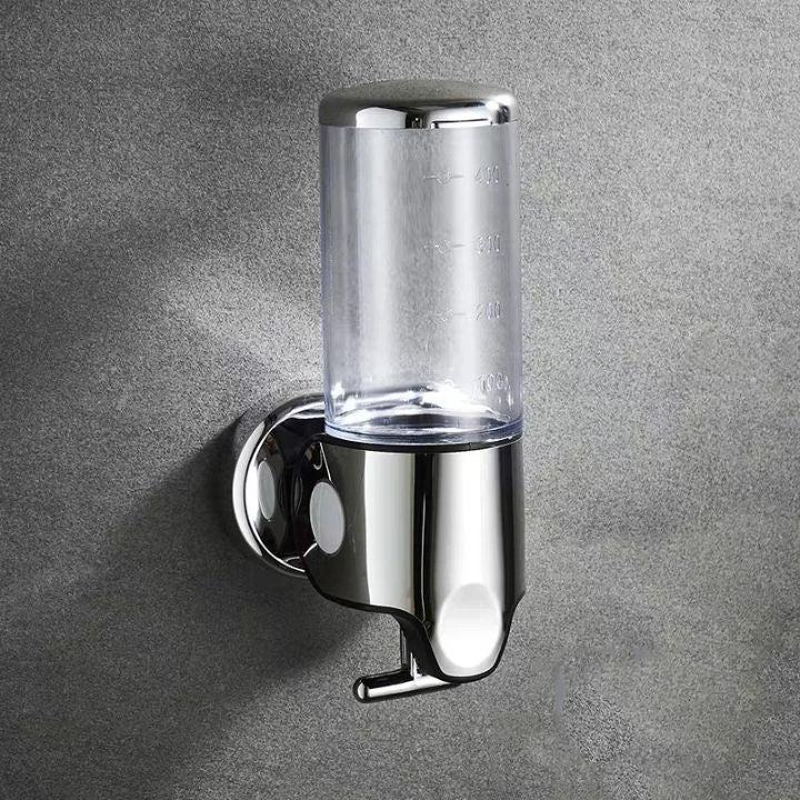 Distributore di sapone da parete | Acciaio inossidabile &amp; ABS | Design moderno | Salvaspazio &amp; Ricaricabile
