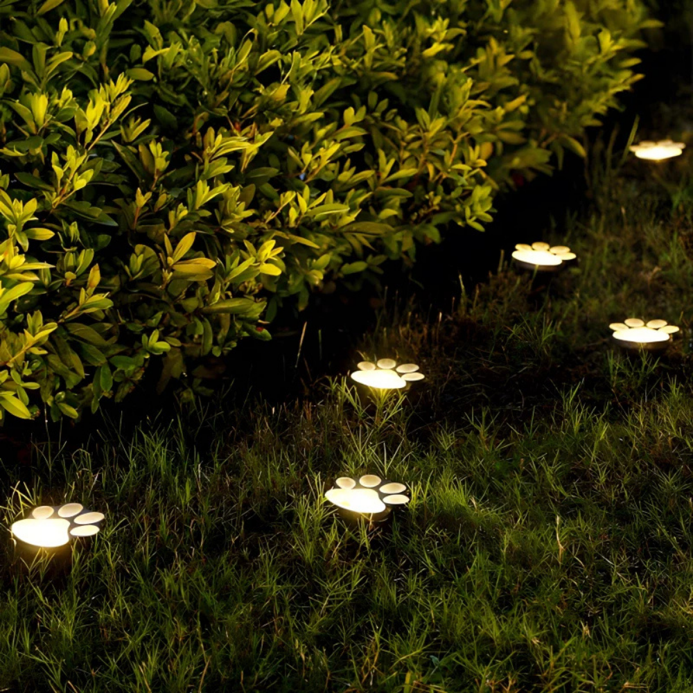 GlowPaws™ – Lampade Solari per Sentieri per Zampe di Animali