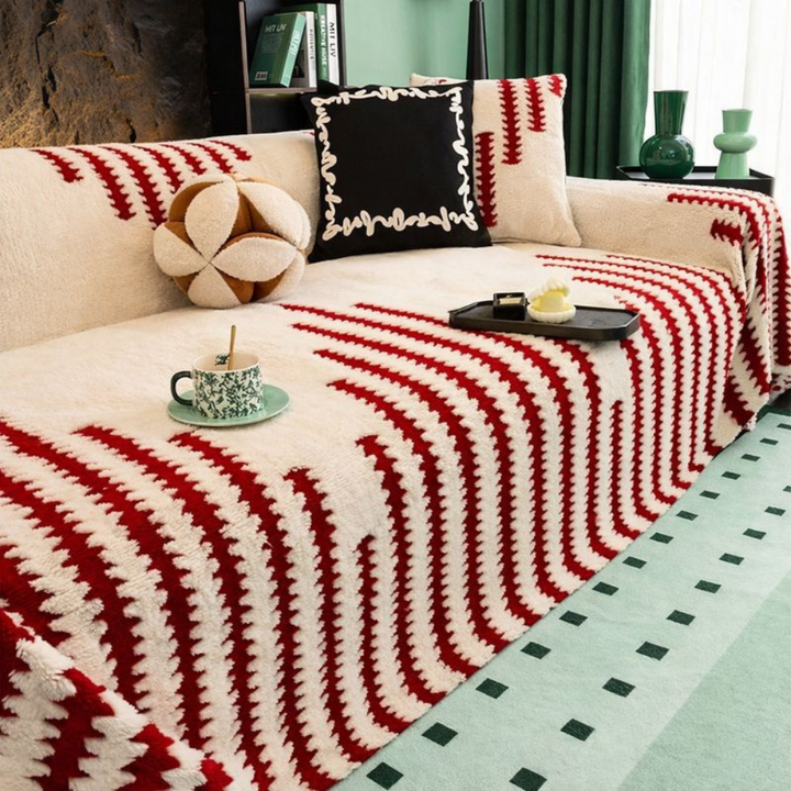 SofaHaven™ – Copertura per divano in velluto antiscivolo