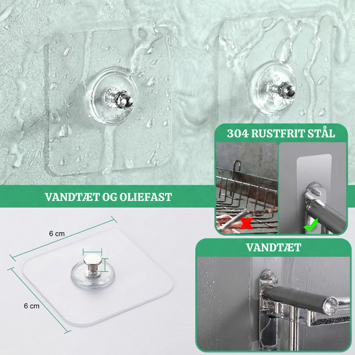 WallGrip™ – Gancio Adesivo Forte per Muro