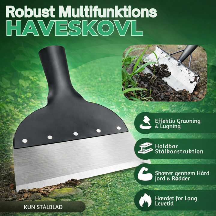 TerraPro™ – Pelle de Jardin Multi-Usage Durable en Acier