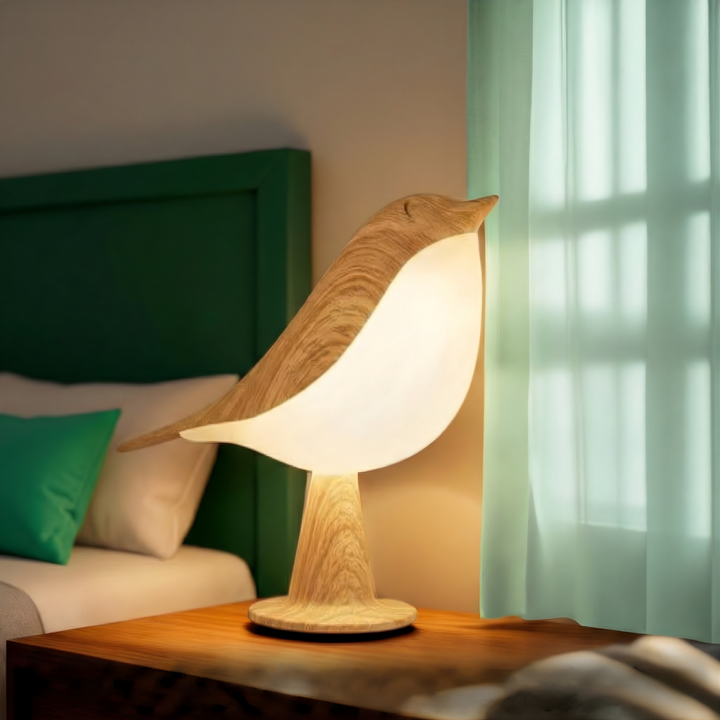 ZenGlow™ - Lampada da Comodino Elegante Ispirata agli Uccelli