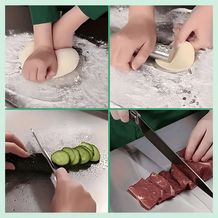 ChefPrep™ – Tagliere Premium in Acciaio Inossidabile