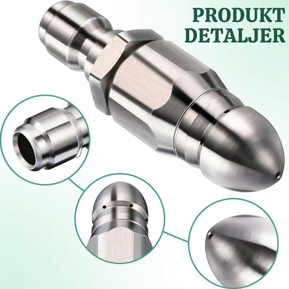 PipeJet™ – Ugello per la pulizia di scarichi ad alta pressione