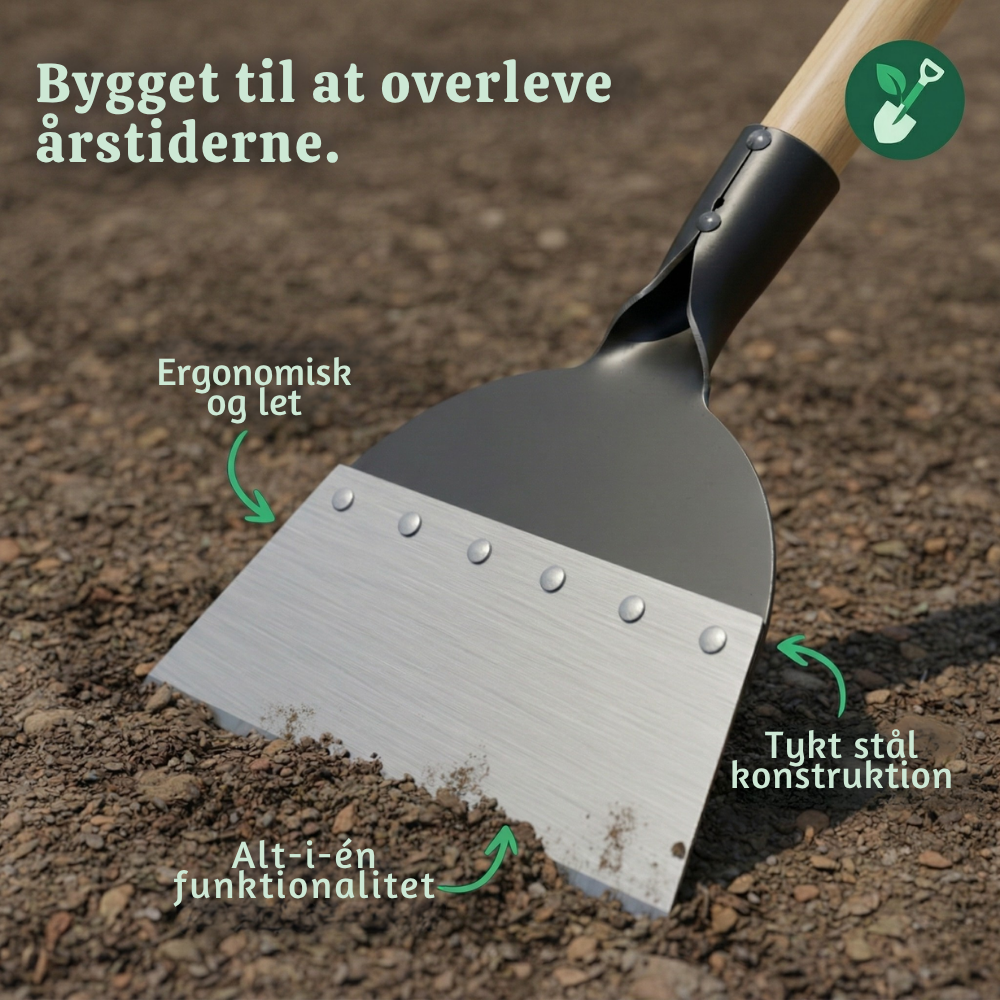 TerraPro™ – Pelle de Jardin Multi-Usage Durable en Acier