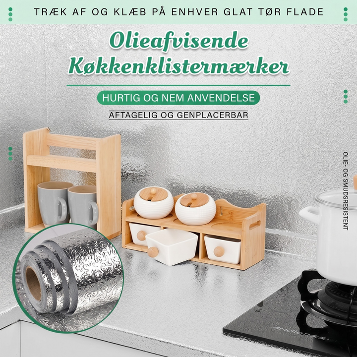 ShieldFoil™ – Foglio di Alluminio Adesivo Resistente ai Grassi per la Cucina