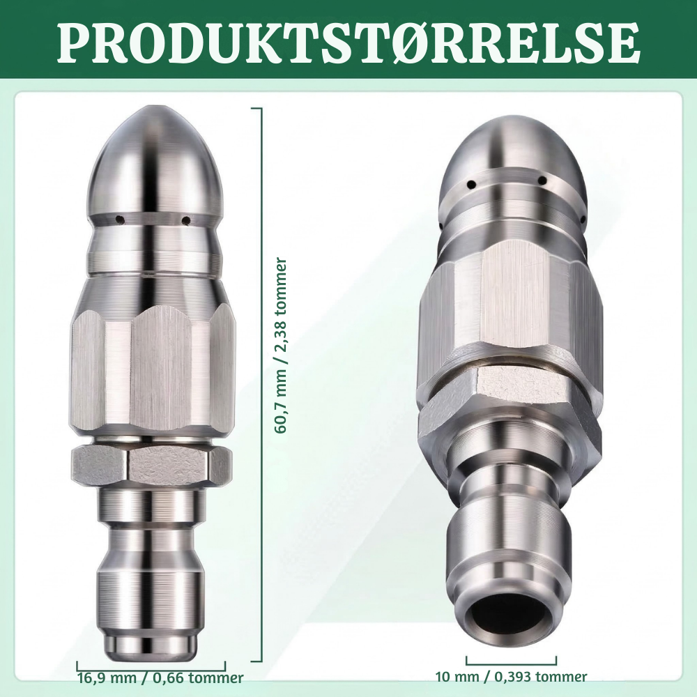 PipeJet™ – Ugello per la pulizia di scarichi ad alta pressione