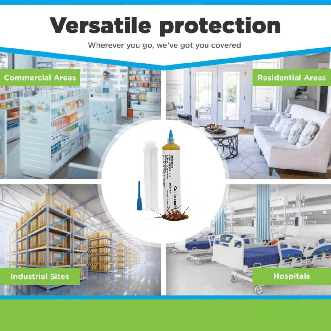 ROACHGUARD – Gel Insetticida per Blatte per Uso Interno ed Esterno