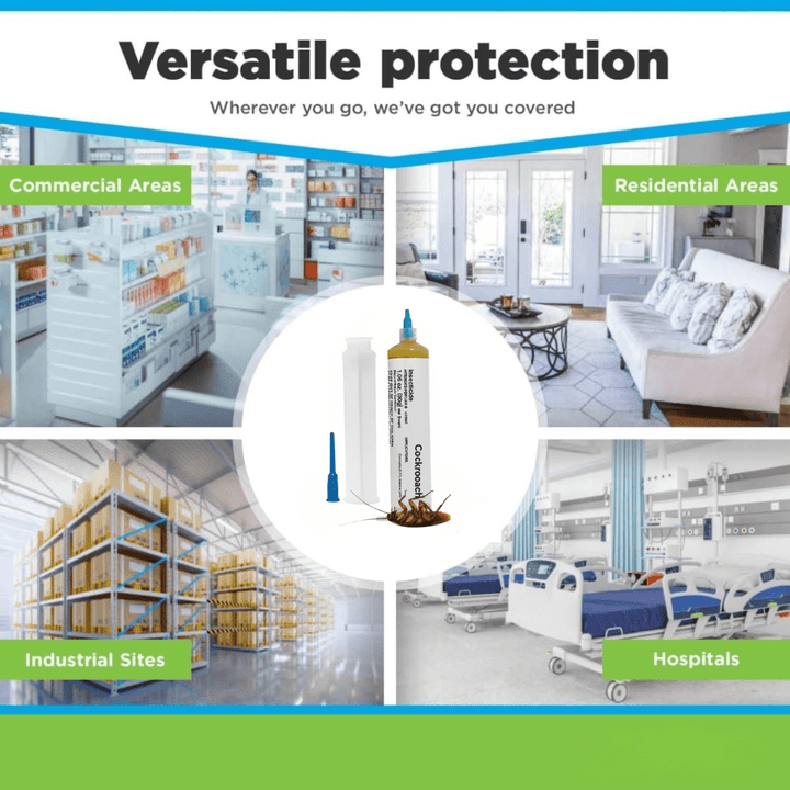 ROACHGUARD – Gel Insetticida per Blatte per Uso Interno ed Esterno