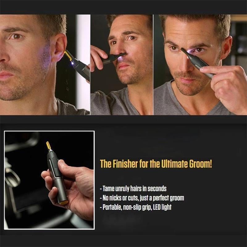 Rasoio di Precisione Ultra-Sottile – Rasatura Professionale per Barba, Naso e Sopracciglia