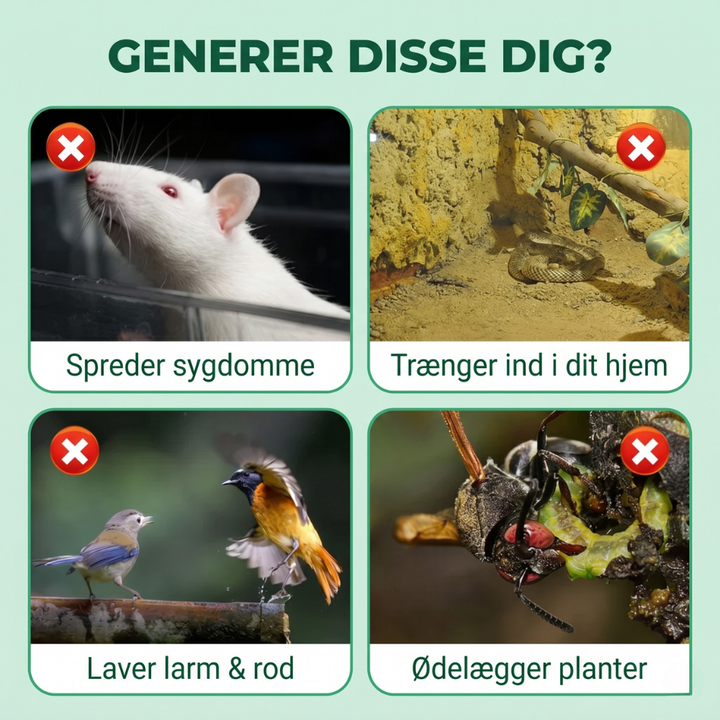 PestGuard™ – Répulsif Ultrasonique Solaire pour Animaux