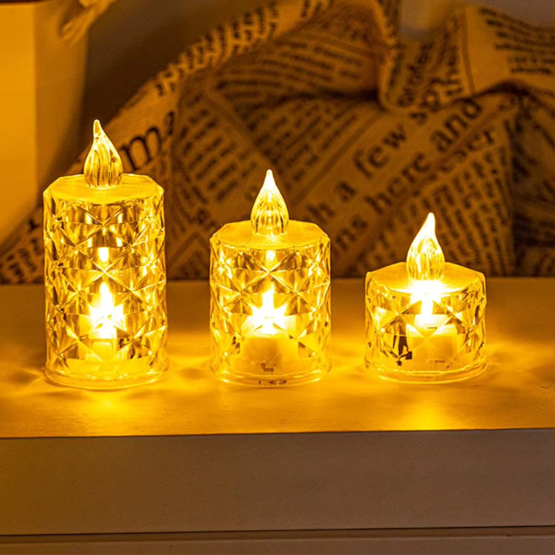 CandleGlow™ - Lampada LED in cristallo senza fiamma