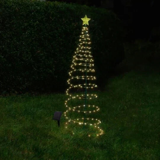 50% DI SCONTO | ShineTree™ - Albero di Natale in Metallo LED Solare con Luci [Ultimo Giorno di Sconto]