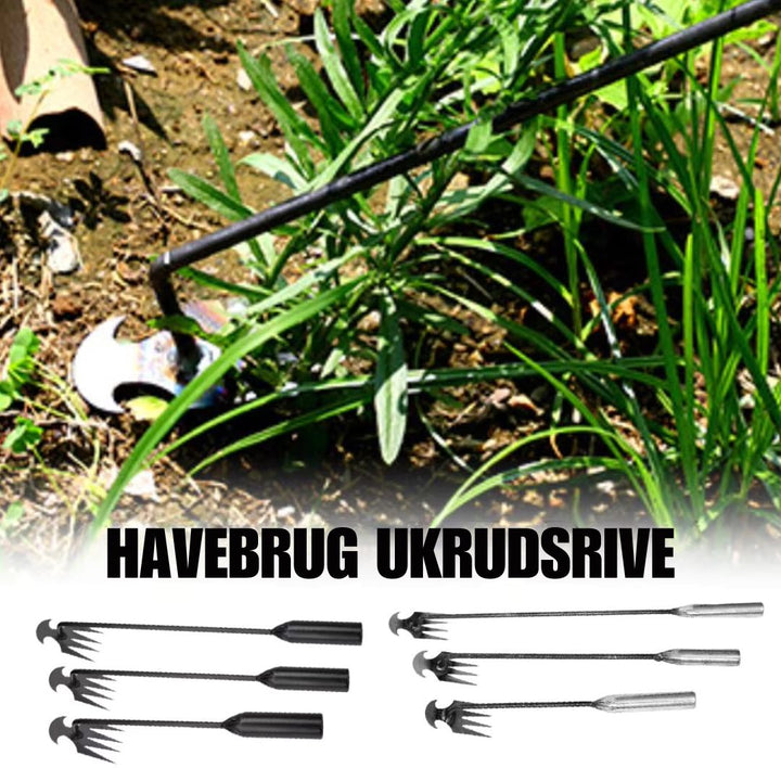 RootRake™ – Outil de désherbage multifonction à 4 dents