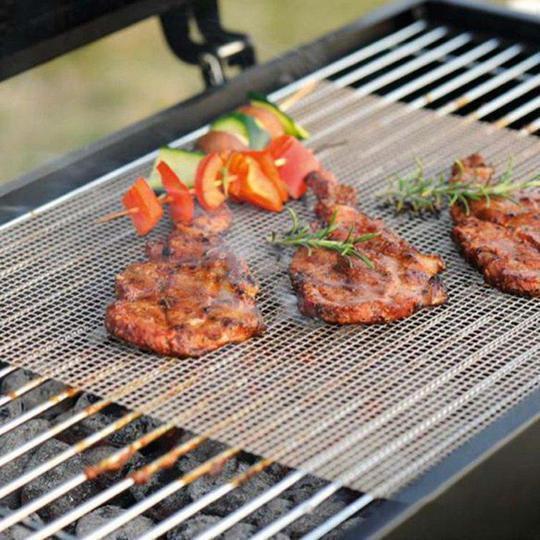 Tappetino per griglia con rivestimento antiaderente per BBQ