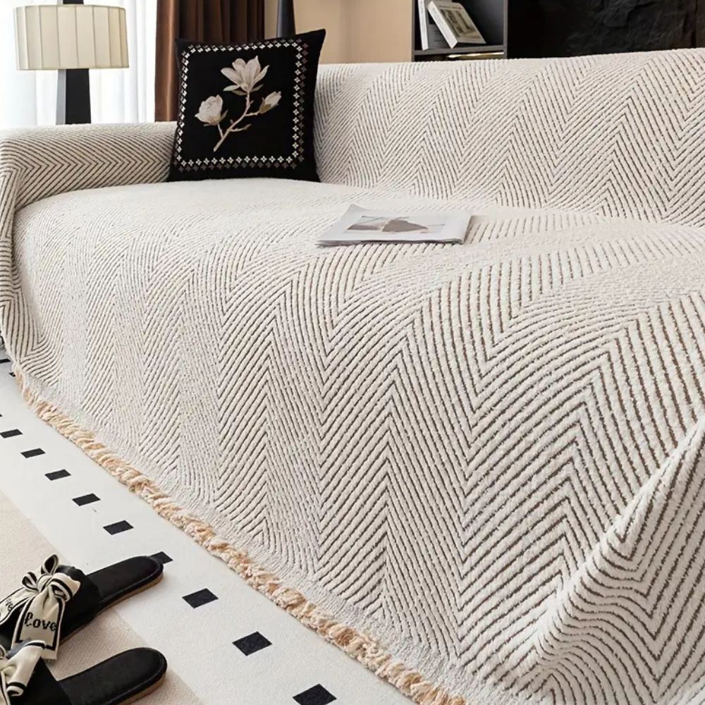 Copertura per Divano a Zigzag Stripe
