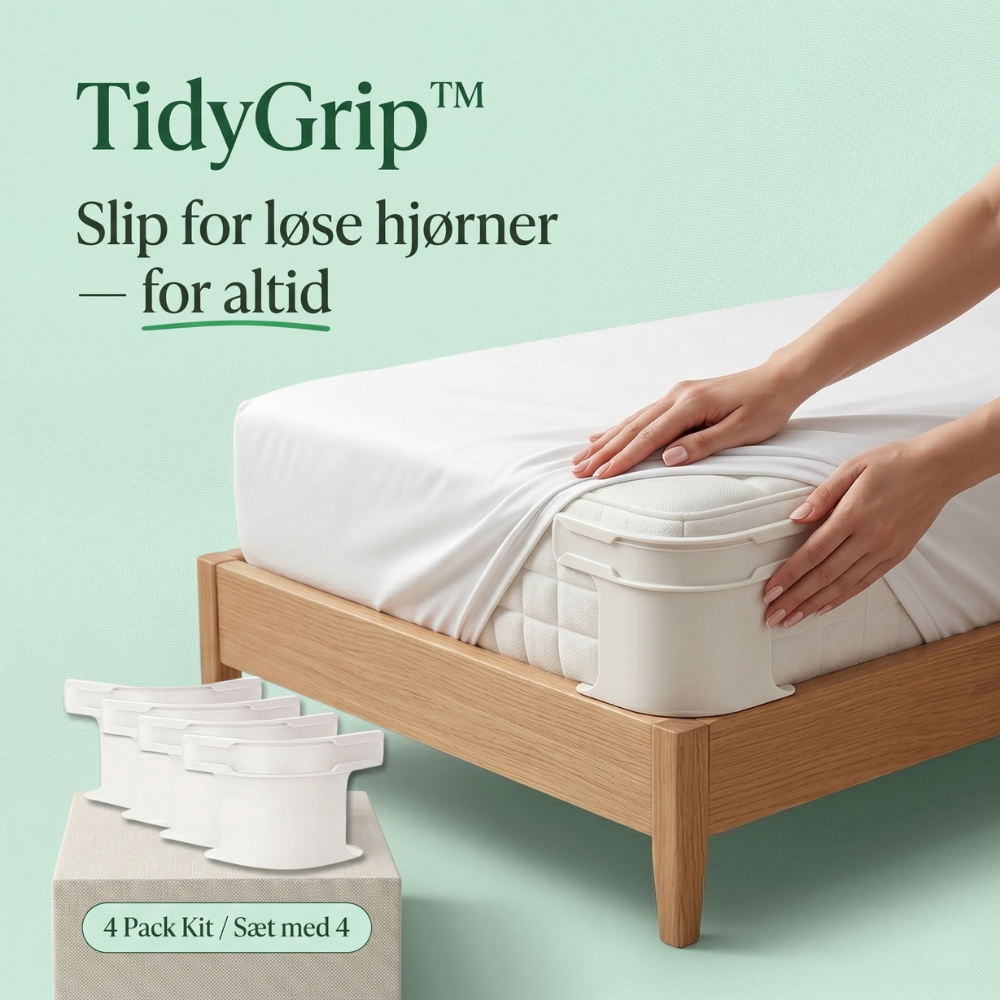 TidyGrip™ – Supporti per lenzuola antiscivolo universali per angoli