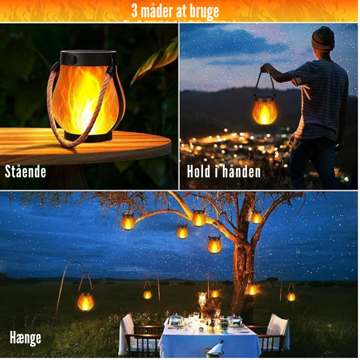 LumiFlare™ – Lampe à Flamme Solaire