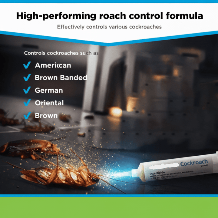 ROACHGUARD – Gel Insetticida per Blatte per Uso Interno ed Esterno