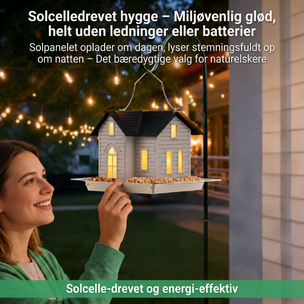 GlowPerch™ – Mangeoire à oiseaux solaire avec LED