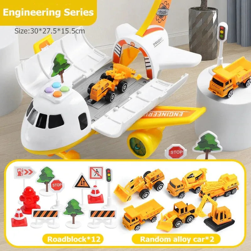 Set di Giocattoli Aeroplano XL Set di Emergenza per Bambini Ritorno a Scuola 2025 Idea Regalo