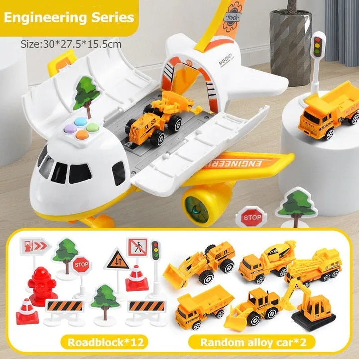 Set di Giocattoli Aeroplano XL Set di Emergenza per Bambini Ritorno a Scuola 2025 Idea Regalo