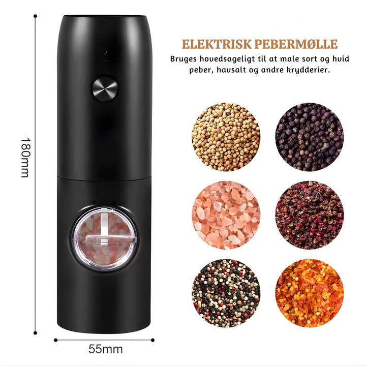 Aromix™ – Set Elettrico Automatico con Macinino per Sale e Pepe