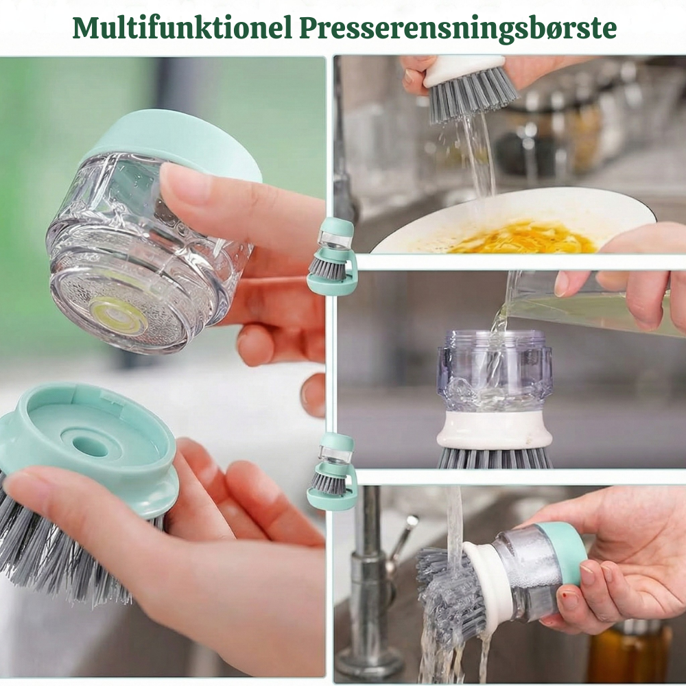 ScrubJet™ – Spazzola da Cucina con Distributore di Sapone Integrato