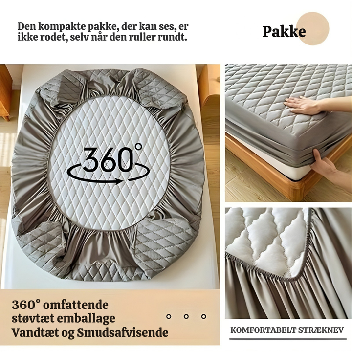 SleepTide™ – Coprimaterasso Imbottito Impermeabile 360°