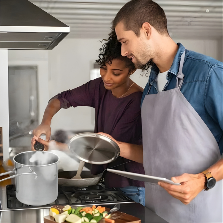 FrySmart™ – Casseruola Multifunzionale in Acciaio Inossidabile per Frittura