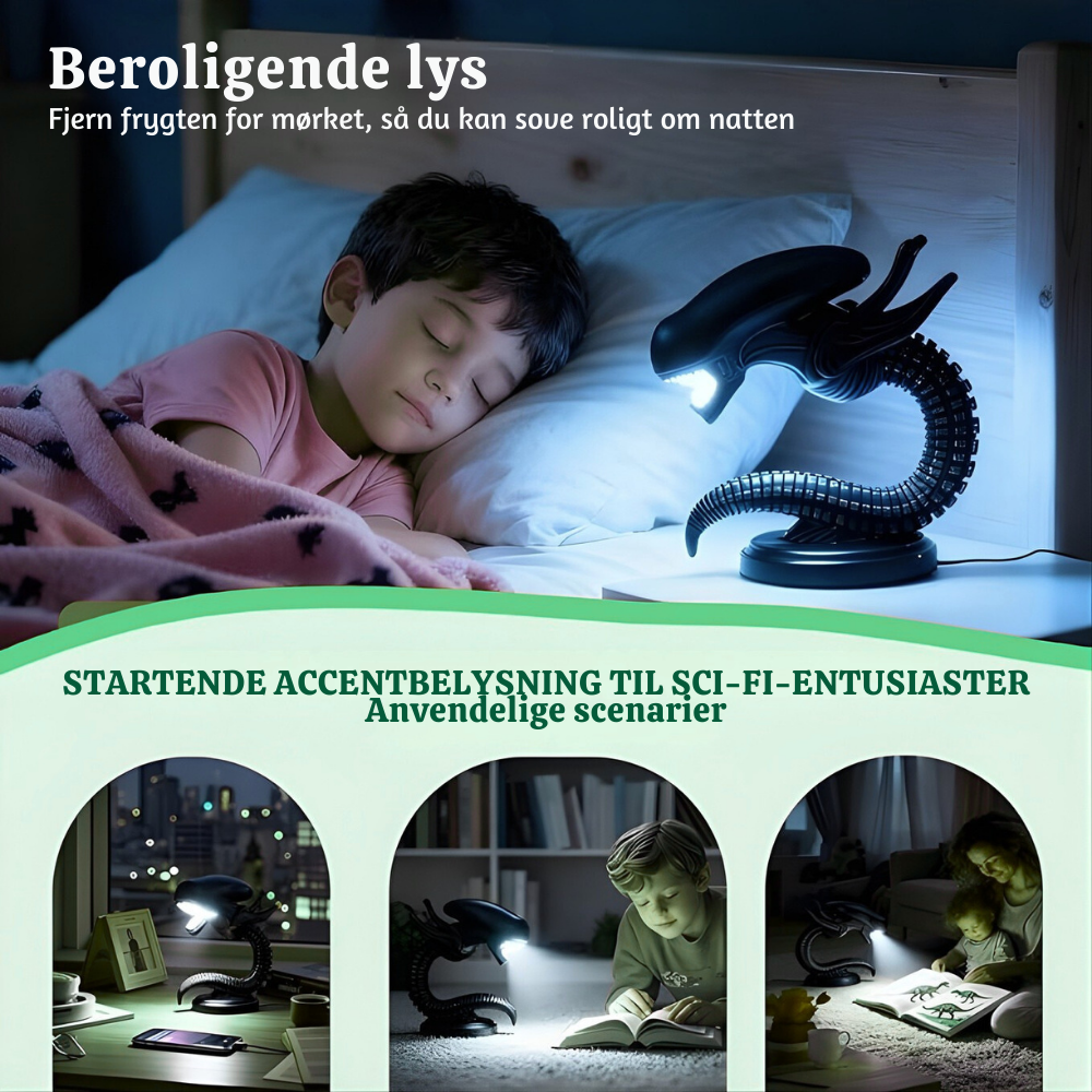 DarkSpine™ – Lampada da Scrivania da Collezione Ispirata alla Fantascienza e agli Alien
