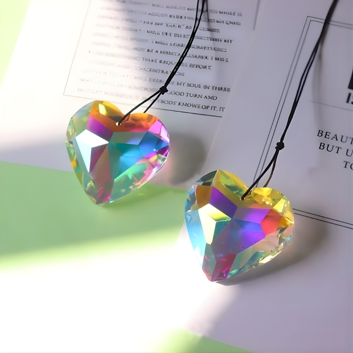 PrismAura™ – Decorazione Sensore di Luce Arcobaleno in Cristallo