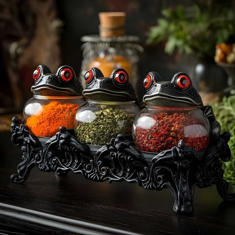 MoonCroak™ – Collezione di Barattoli da Cucina Gotica
