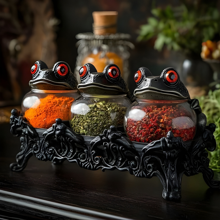 MoonCroak™ – Collezione di Barattoli da Cucina Gotica