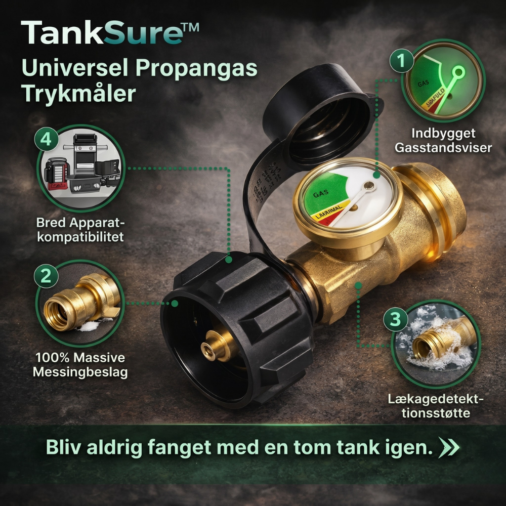 TankSure™ – Manometro Universale per Bombole di Gas Propano