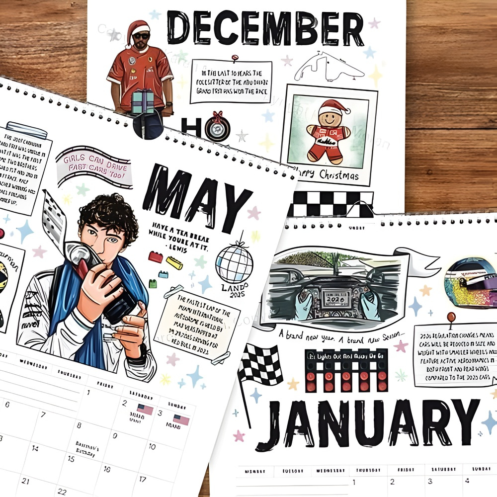 Racefolio™ – Calendario Premium F1 Fan Scrapbook 2026