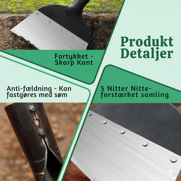 TerraPro™ – Pelle de Jardin Multi-Usage Durable en Acier
