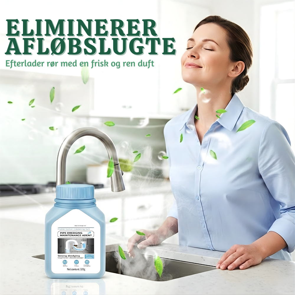 FlowFix™ – Polvere Potente per la Rimozione di Ostruzioni in Scarichi e Tubazioni