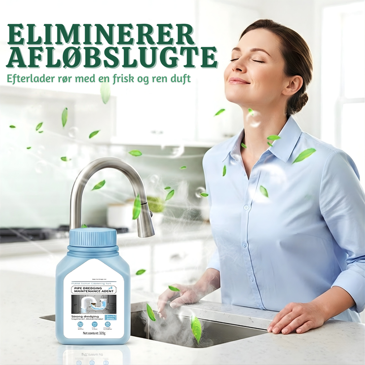 FlowFix™ – Polvere Potente per la Rimozione di Ostruzioni in Scarichi e Tubazioni