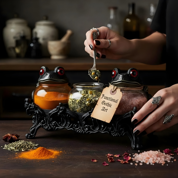MoonCroak™ – Collezione di Barattoli da Cucina Gotica