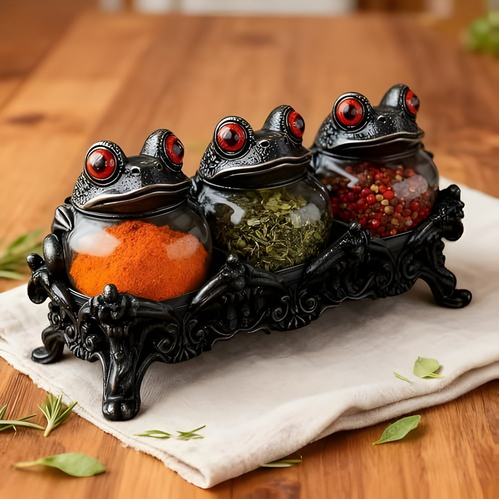 MoonCroak™ – Collezione di Barattoli da Cucina Gotica