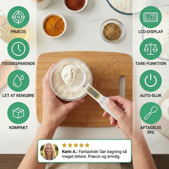 TrueGram™ – Cucchiaio dosatore digitale professionale