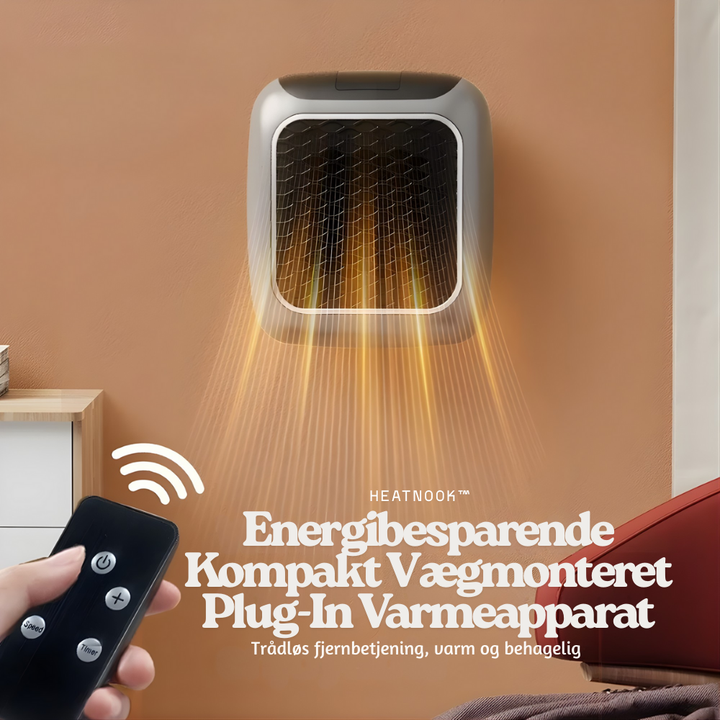 HeatNook™ – Riscaldatore a parete compatto da collegare, efficiente dal punto di vista energetico